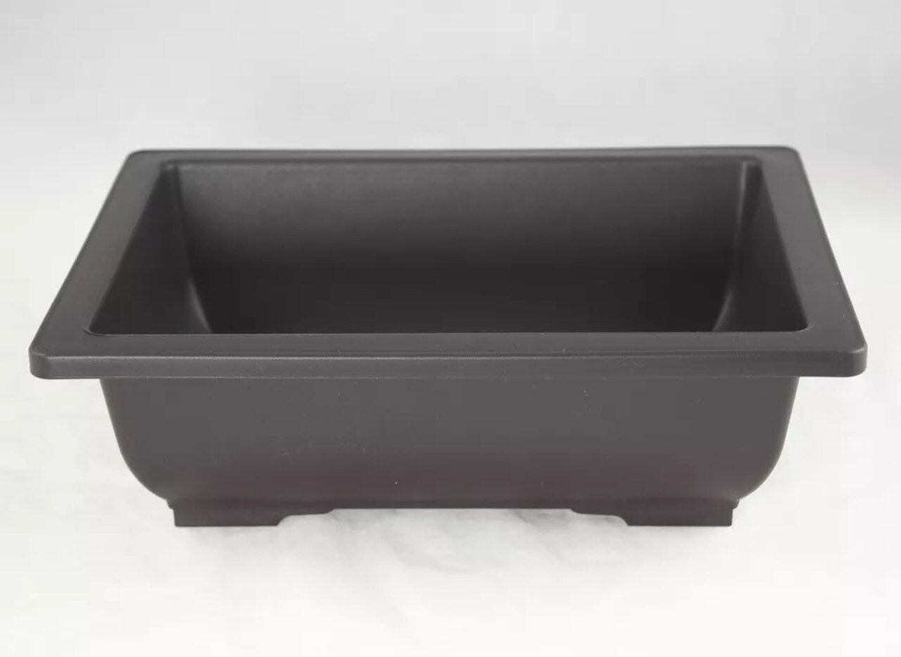 Rectangular Plastic Cactus & Succulent, Bonsai Training Pot - 10"x 7.5"x 3"
